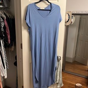Long Blue Dress